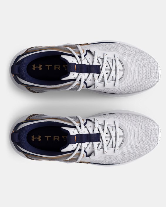 Men's UA HOVR™ Apex 3 Collegiate Training Shoes, White, pdpMainDesktop image number 2